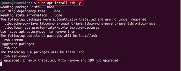 How to install and configure z shell (zsh) on ubuntu 22. 04