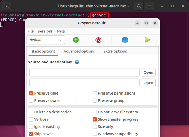 How To Back Up Ubuntu System Using Grsync 2 How to back up ubuntu system using grsync 2