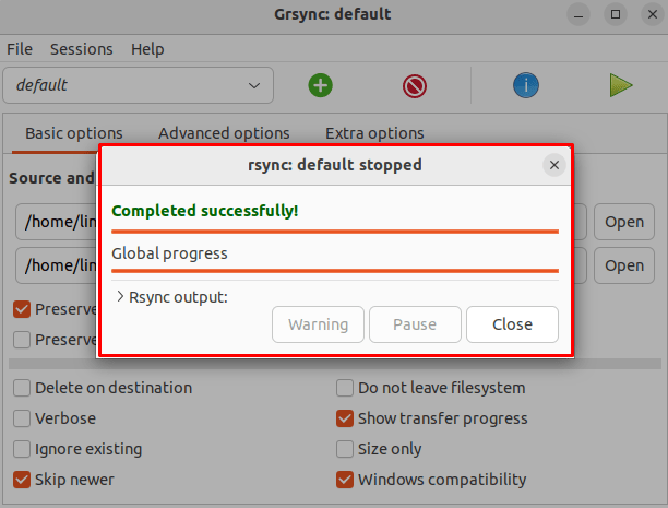 How To Back Up Ubuntu System Using Grsync 7 How to back up ubuntu system using grsync 7