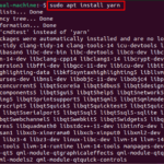 How to install yarn on ubuntu