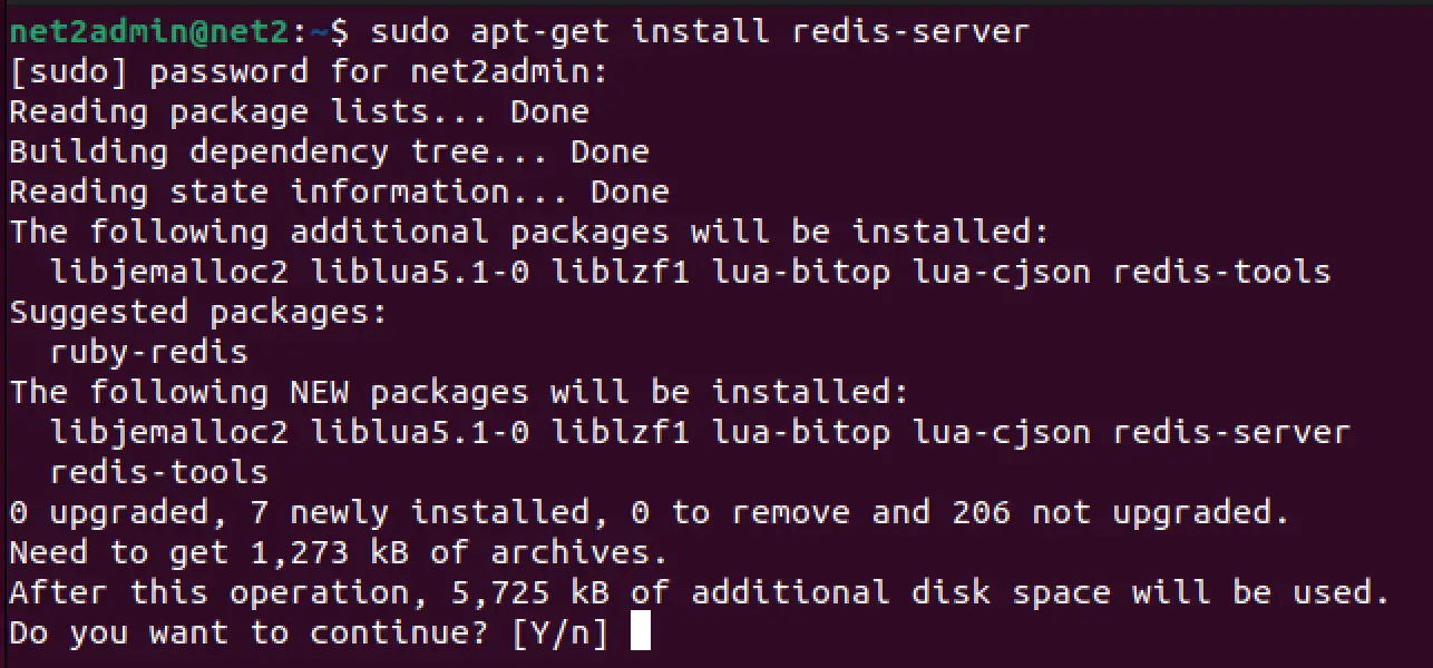 How to install redis server on ubuntu 22. 04