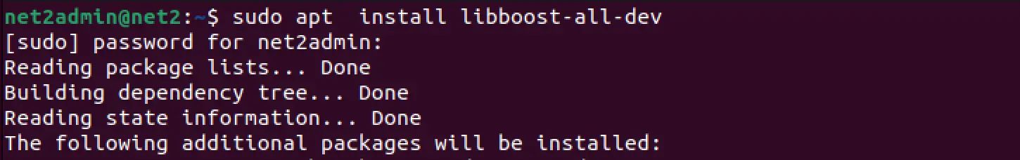 How to install boost on ubuntu 22. 04