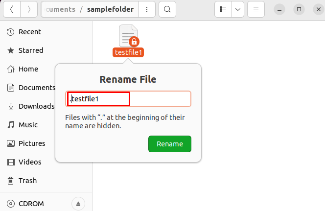 How To Hide A File Or Folder In Ubuntu 22.04 6 How to hide a file or folder in ubuntu 22. 04 6