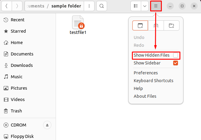 How To Hide A File Or Folder In Ubuntu 22.04 7 How to hide a file or folder in ubuntu 22. 04 7