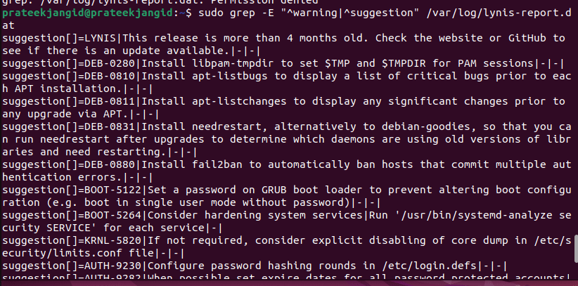 How To Install Lynis For Security On Ubuntu 22.04 7 How to install lynis for security on ubuntu 22. 04 7