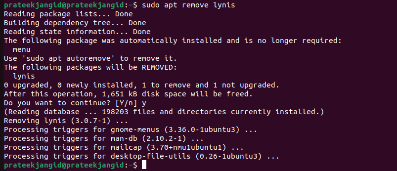How To Install Lynis For Security On Ubuntu 22.04 8 How to install lynis for security on ubuntu 22. 04 8