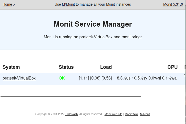 How To Install And Use Monit On Ubuntu 22.04 8 How to install and use monit on ubuntu 22. 04 8