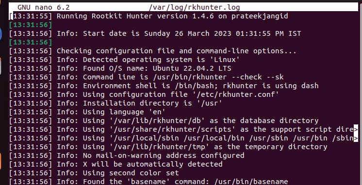 How To Install And Use Rkhunter For Security On Ubuntu 22.04 10 How to install and use rkhunter for security on ubuntu 22. 04 10
