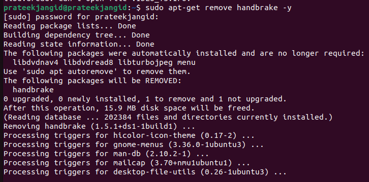How To Install And Use The Handbrake On Ubuntu 22.04 7 How to install and use the handbrake on ubuntu 22. 04 7
