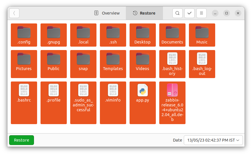 The Ultimate Guide To Backing Up And Restoring Your Ubuntu System 2 Restoration of ubuntu system using deja dup