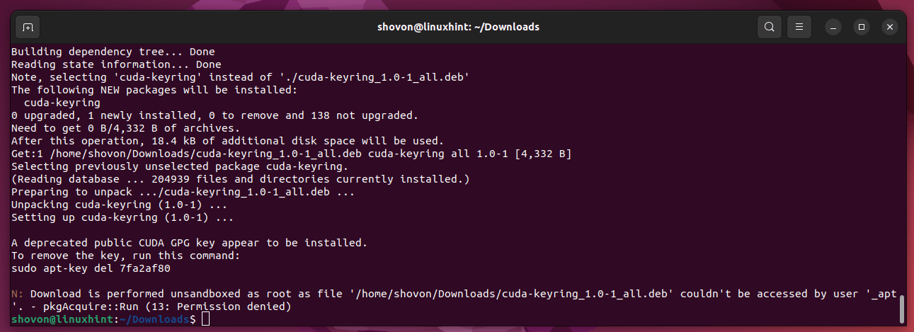 How To Install The Latest Version Of Nvidia Cuda On Ubuntu 22.04 Lts 15 Text description automatically generated