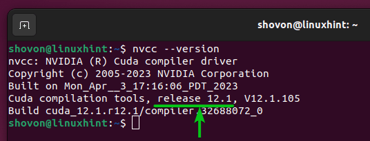 How To Install The Latest Version Of Nvidia Cuda On Ubuntu 22.04 Lts 28 Text description automatically generated