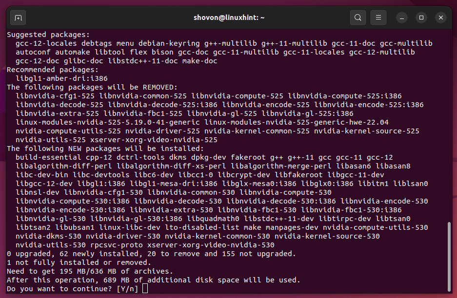 How To Update The Nvidia Drivers On Ubuntu 22.04 Lts 18 Text description automatically generated