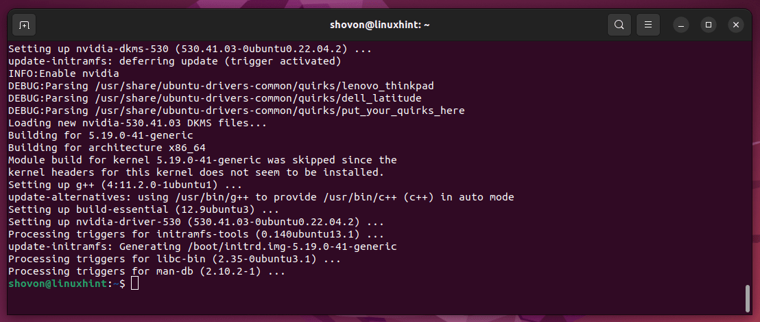 How To Update The Nvidia Drivers On Ubuntu 22.04 Lts 21 Text description automatically generated