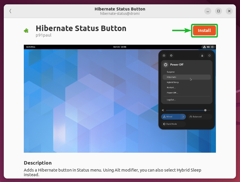 How To Enable Hibernate In Ubuntu 22.04 Lts 37 A screenshot of a computer description automatically generated