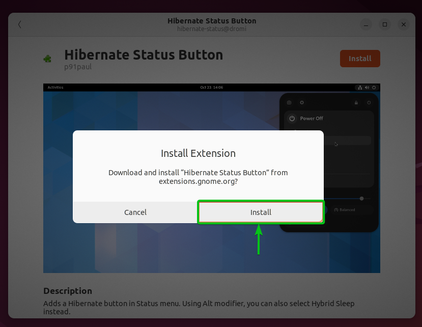 How To Enable Hibernate In Ubuntu 22.04 Lts 38 A screenshot of a computer description automatically generated with medium confidence