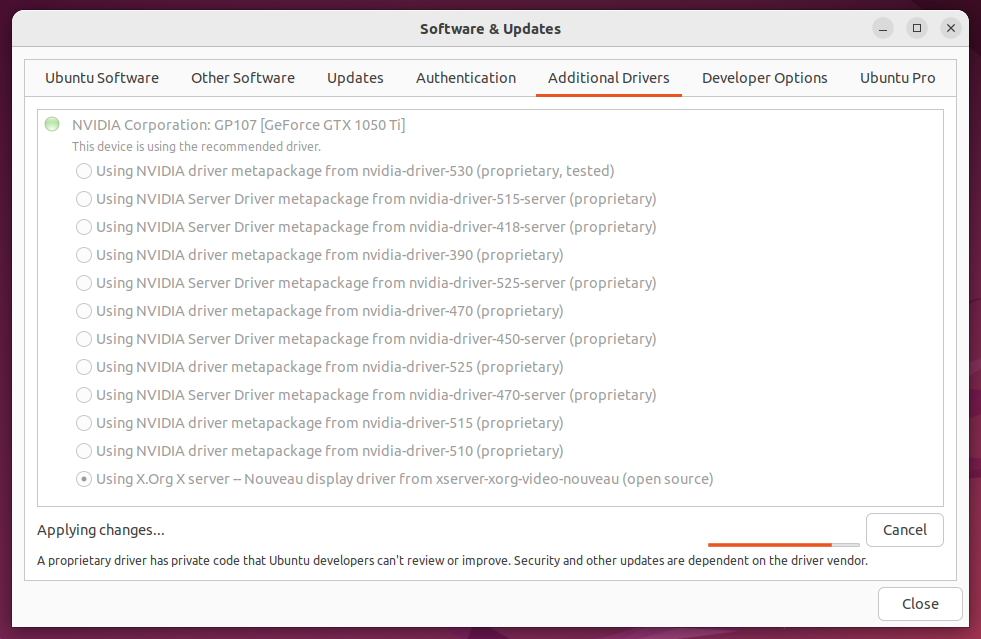 How To Clean Install Nvidia Drivers On Ubuntu 22.04 Lts 5 Graphical user interface, text, application, email description automatically generated