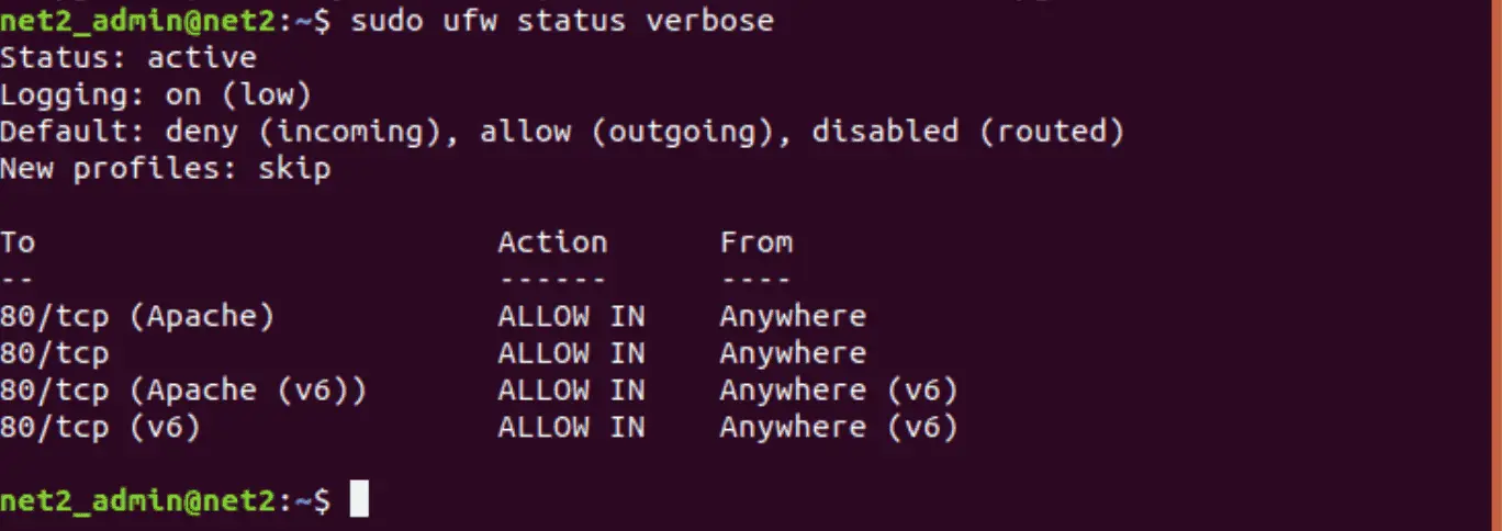 How To Set Up A Firewall On Ubuntu 18.04 2 How to set up a firewall on ubuntu 18. 04 2