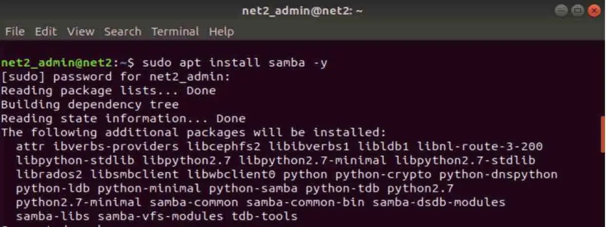 How to install Samba on Ubuntu 4