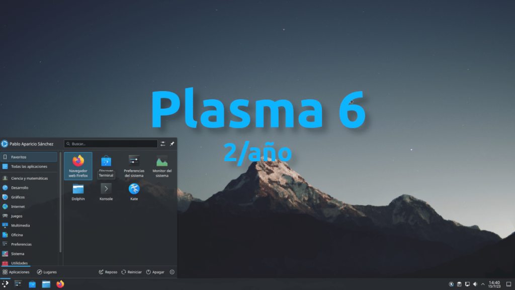 El lanzamiento «mas lento» de plasma 6 es de lo mejor que le podía pasar a kubuntu