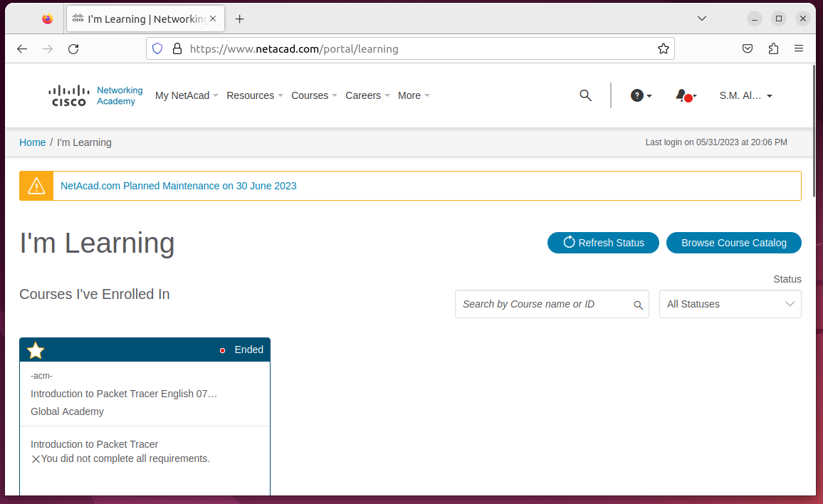 How To Install Cisco Packet Tracer On Ubuntu 22.04 Lts 4 A screenshot of a computer description automatically generated with medium confidence