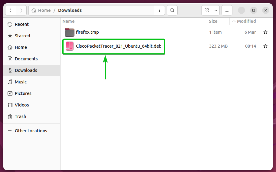 How To Install Cisco Packet Tracer On Ubuntu 22.04 Lts 9 A screenshot of a computer description automatically generated