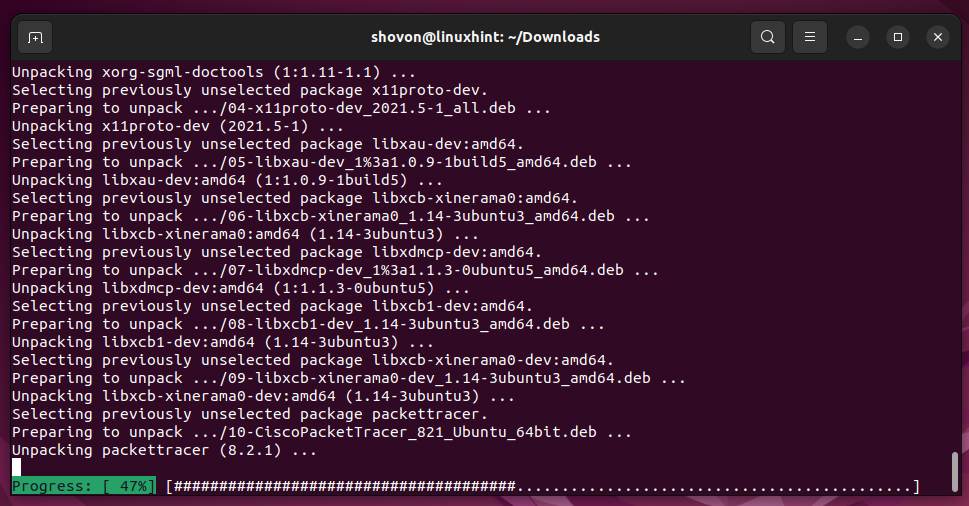 How To Install Cisco Packet Tracer On Ubuntu 22.04 Lts 18 A screenshot of a computer description automatically generated