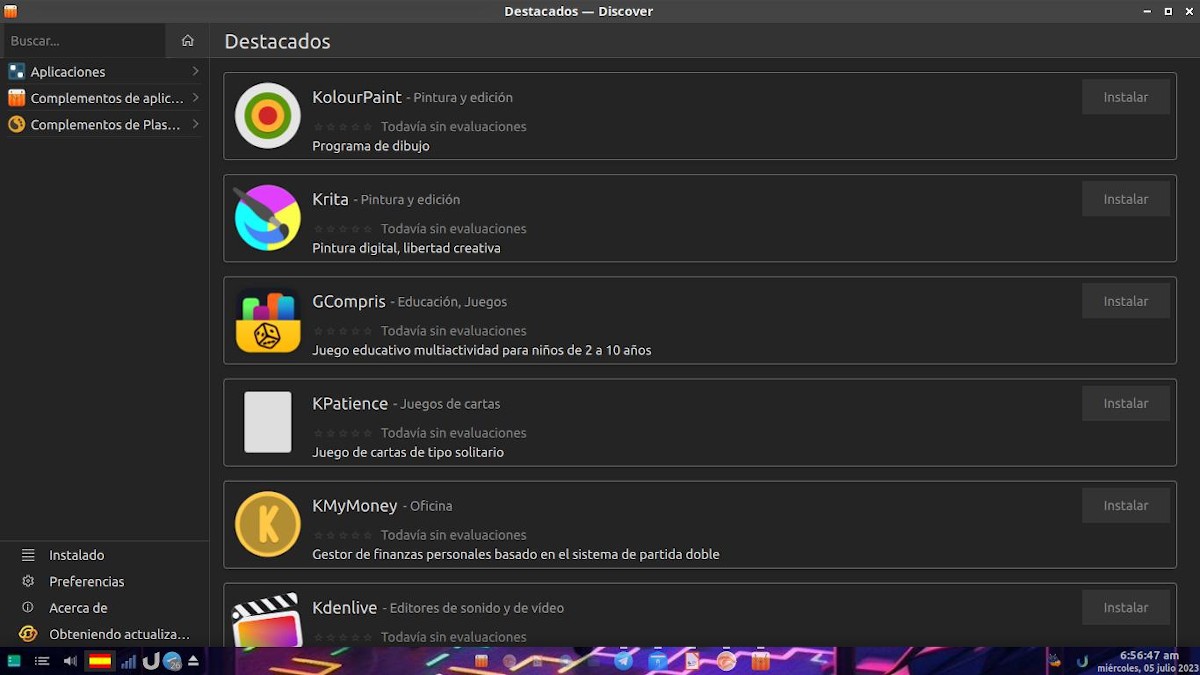Conociendo Las Aplicaciones De Kde Con Discover – Parte 17 9 Instalación de granatier usando discover - 2