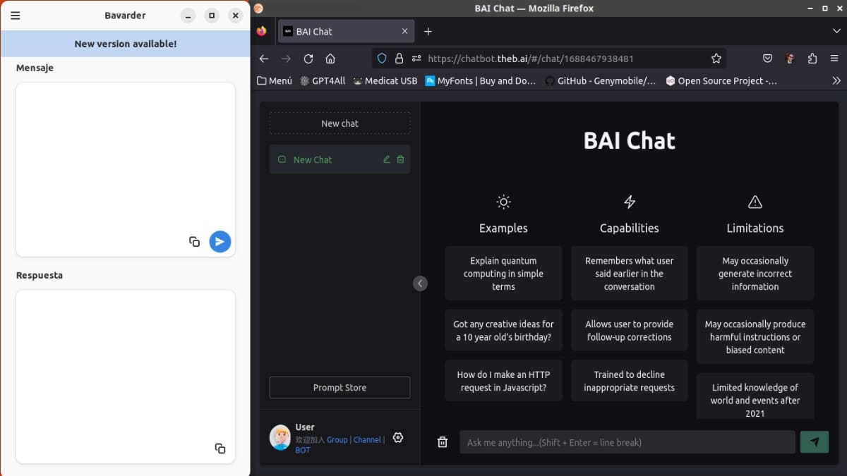Bavarder Desktop Y Bai Chat Web: 2 Útiles Chatbots Ia A Conocer 3 Bavarder y bai chat: soluciones ia actualmente disponibles
