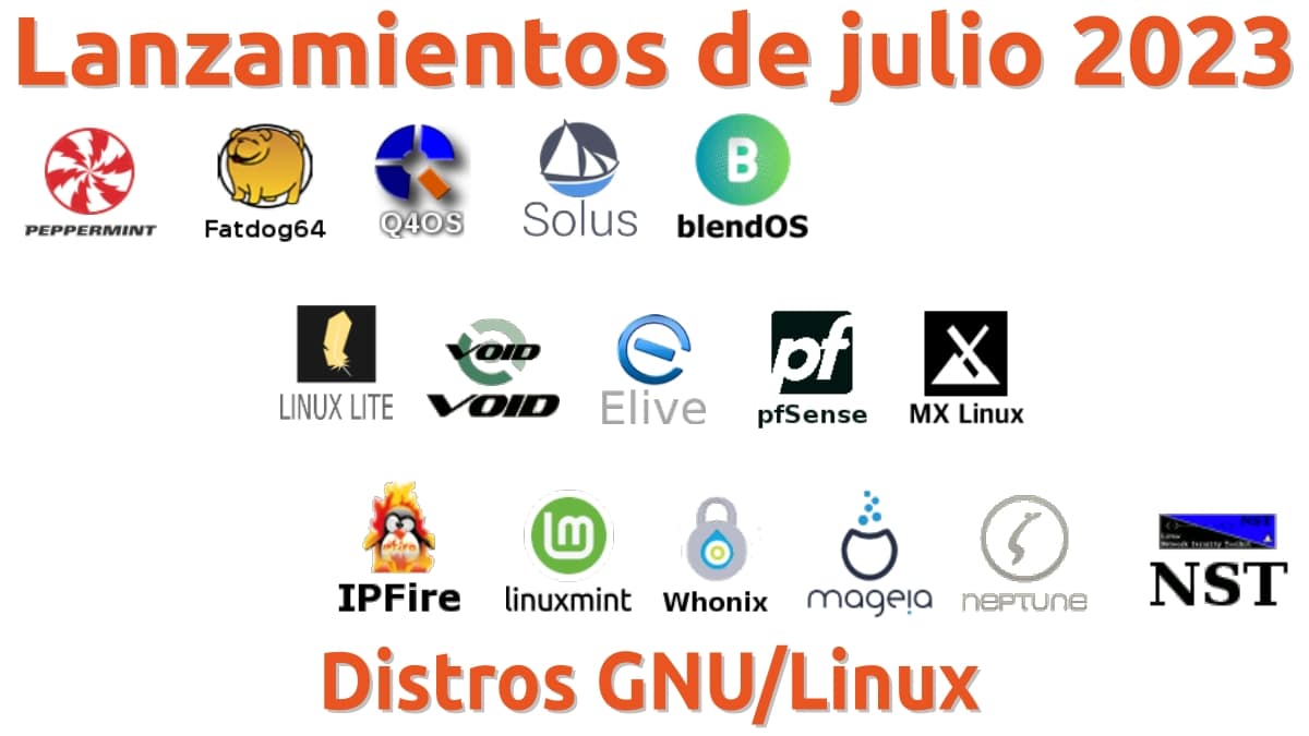 Lanzamientos De Julio 2023: Peppermint, Fatdog64, Q4Os Y Más 3 Todos los lanzamientos de julio 2023 en distrowatch