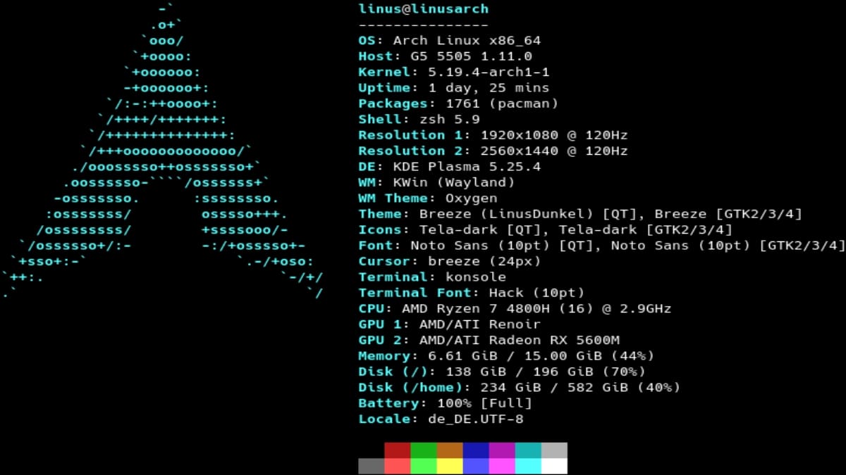 Pfetch, Screenfetch, Neofetch Y Fastfetch: Útiles Herramientas Cli 7 Fastfetch