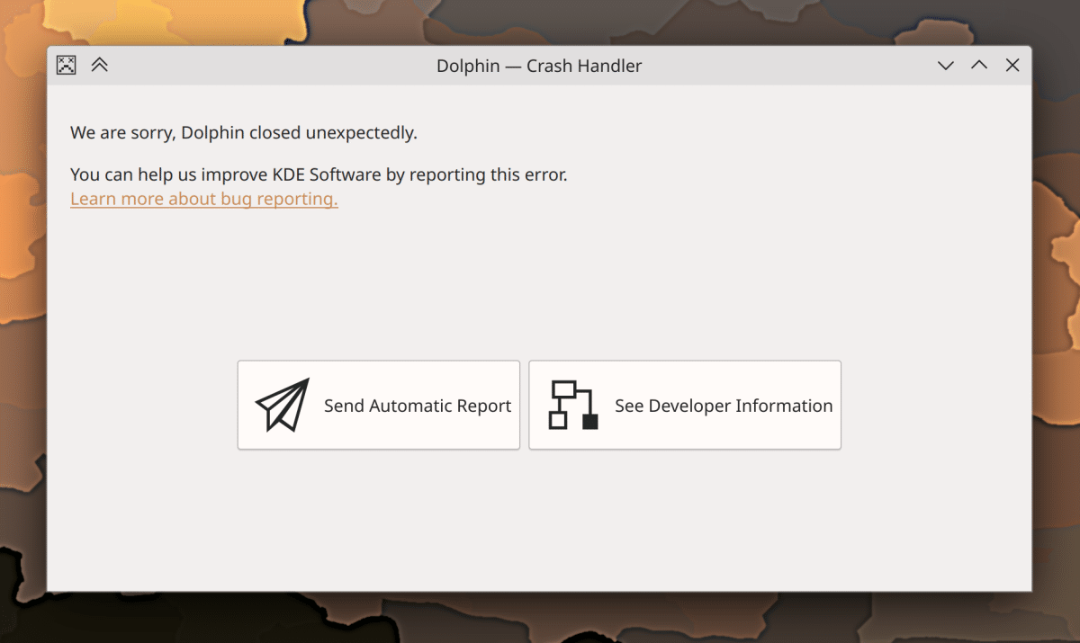 Kde Pasa A Usar Doble Clic Para Abrir Archivos, También En Kde Neon. Novedades De Esta Semana 2 Gestor de accidentes de dolphin