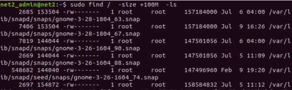 4 Ways To Find Large Files On Linux And Free Up Disk Space 4 4 ways to find large files on linux and free up disk space 4