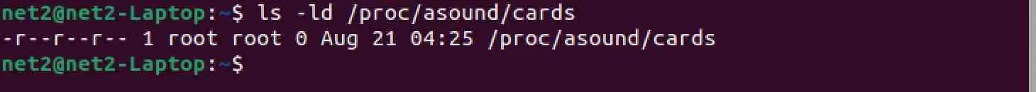 How To Display Your Sound Card Details Using The Terminal On Ubuntu 22.04 2 How to display your sound card details using the terminal on ubuntu 22. 04 2