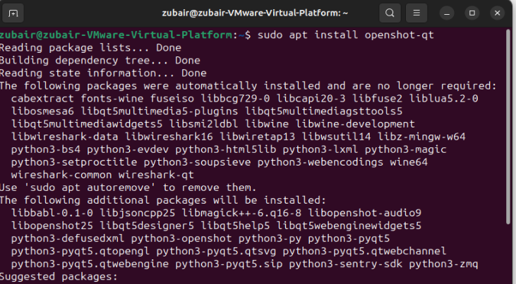 Install Openshot On Ubuntu 22.04 3 Install openshot on ubuntu 22. 04 3