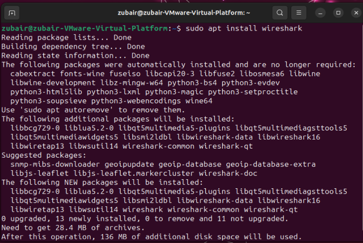 Install Wireshark On Ubuntu 22.04 3 Install wireshark on ubuntu 22. 04 3