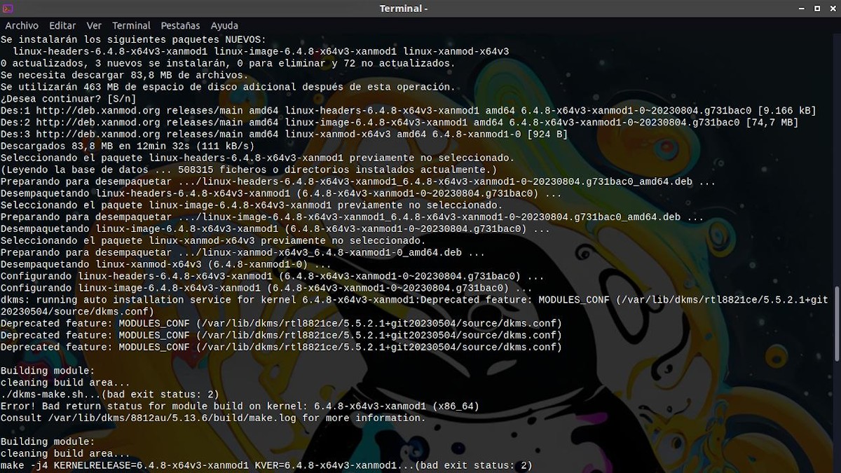 Xanmod: Un Kernel Linux Alternativo Y Mejorado Para Usos Varios 6 Pantallazo 2