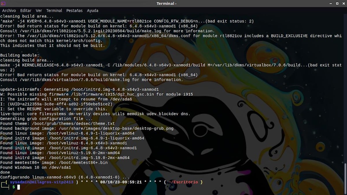 Xanmod: Un Kernel Linux Alternativo Y Mejorado Para Usos Varios 8 Pantallazo 4