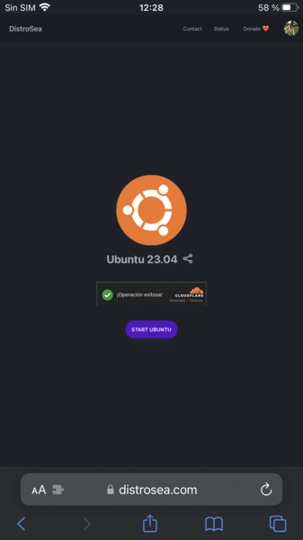 Cómo Usar Ubuntu Desde Tu Teléfono Móvil O Tablet (Gracias A Distrosea) 5 4-esperar a que hag se prepare