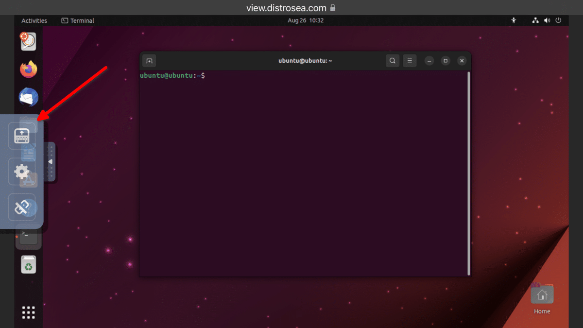Cómo Usar Ubuntu Desde Tu Teléfono Móvil O Tablet (Gracias A Distrosea) 11 Sacar teclado
