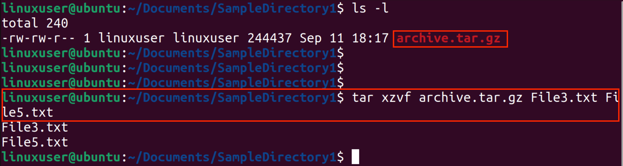 How To Extract/Unzip Tar.gz Files From Linux/Ubuntu Commands? 5 How to extract/unzip tar. Gz files from linux/ubuntu commands? 5