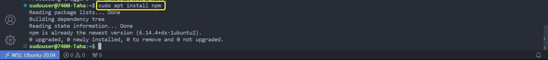 Working With Visual Studio Code On Ubuntu On Wsl2 17 Working with visual studio code on ubuntu on wsl2 17