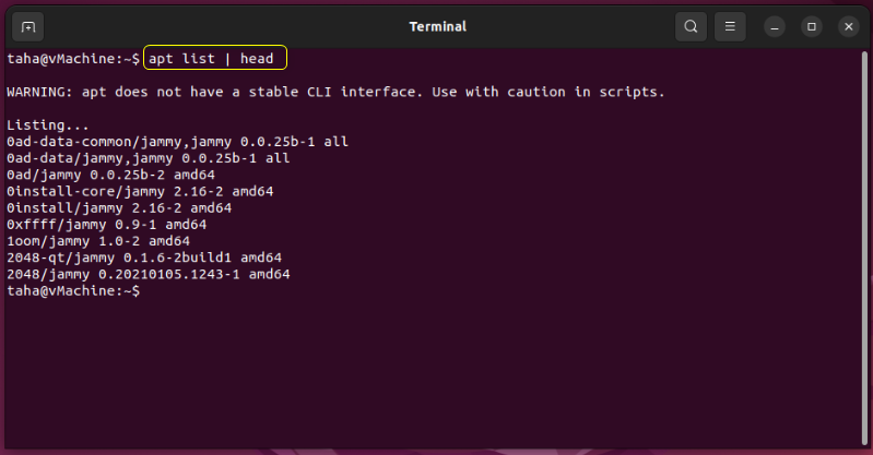 How To List All Installed Packages In Ubuntu Using Apt? 3 How to list all installed packages in ubuntu using apt? 3