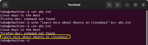 How To Save Terminal Output To A File In Ubuntu? 26 How to save terminal output to a file in ubuntu? 26