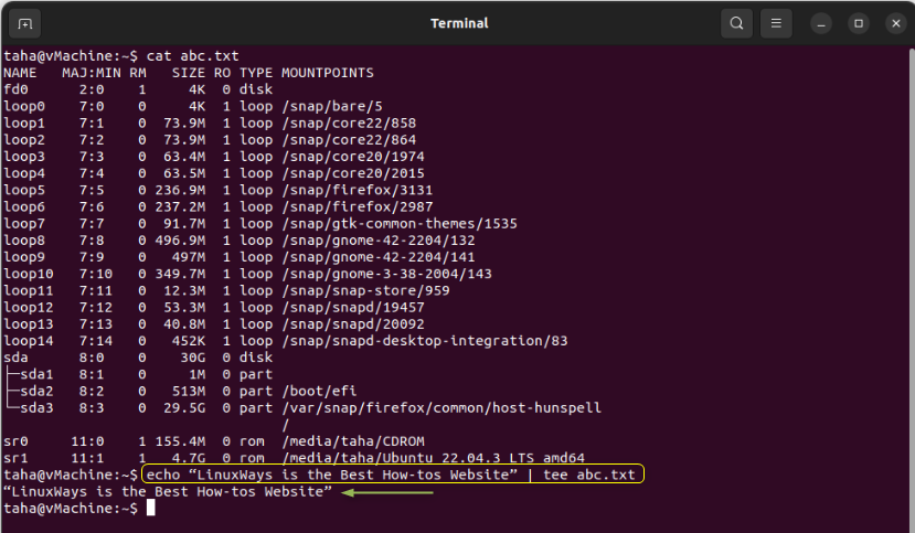 How To Save Terminal Output To A File In Ubuntu? 28 How to save terminal output to a file in ubuntu? 28