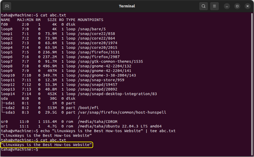 How To Save Terminal Output To A File In Ubuntu? 29 How to save terminal output to a file in ubuntu? 29