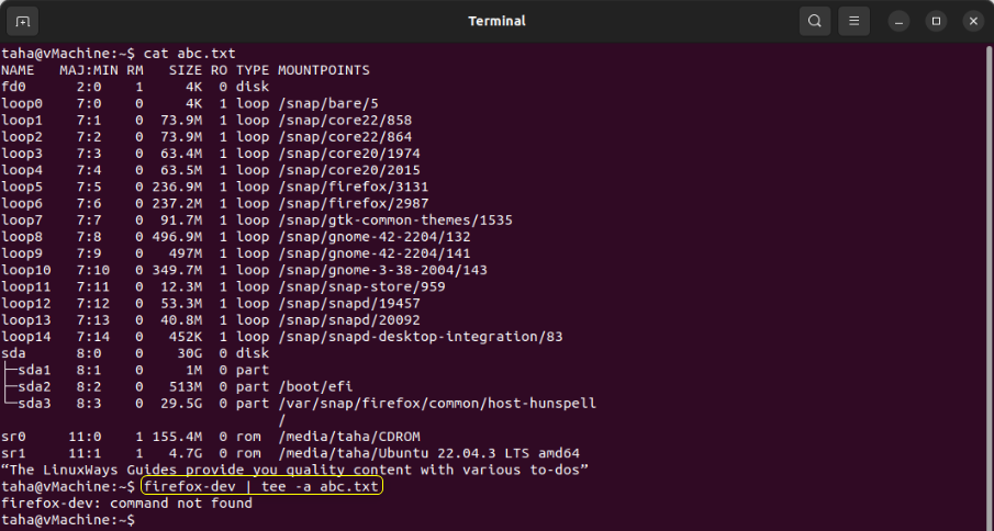 How To Save Terminal Output To A File In Ubuntu? 37 How to save terminal output to a file in ubuntu? 37