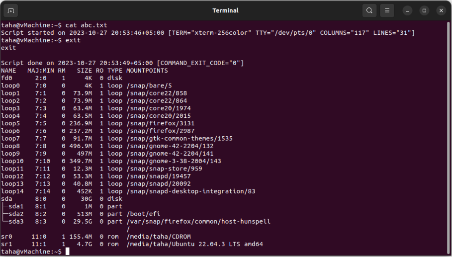 How To Save Terminal Output To A File In Ubuntu? 39 How to save terminal output to a file in ubuntu? 39