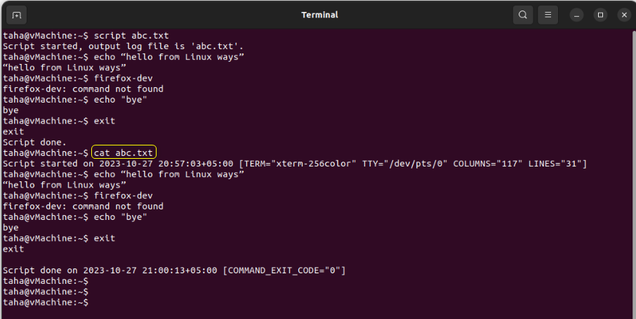 How To Save Terminal Output To A File In Ubuntu? 43 How to save terminal output to a file in ubuntu? 43