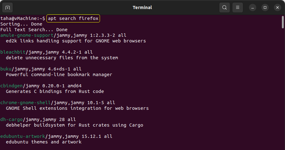 How To Search For Available Packages From The Command Line In Ubuntu? 3 How to search for available packages from the command line in ubuntu? 3